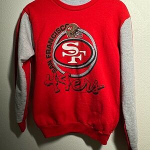 Vintage 94’ San Francisco 49ers Crew Neck Sweater Youth 14/16 Women’s XS/Small